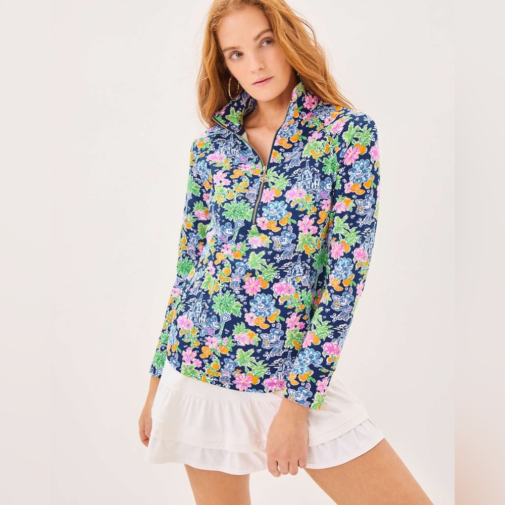LILLY PULITZER x DISNEY Skipper Popover in Aegean Navy Lilly Loves Disney